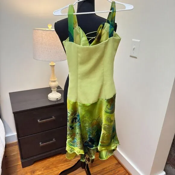 RARE Vintage Claudia Cooper Midi Dress - Sz XXS - Picture 8 of 8